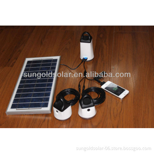8w small solar charger kits Solar Camping Light